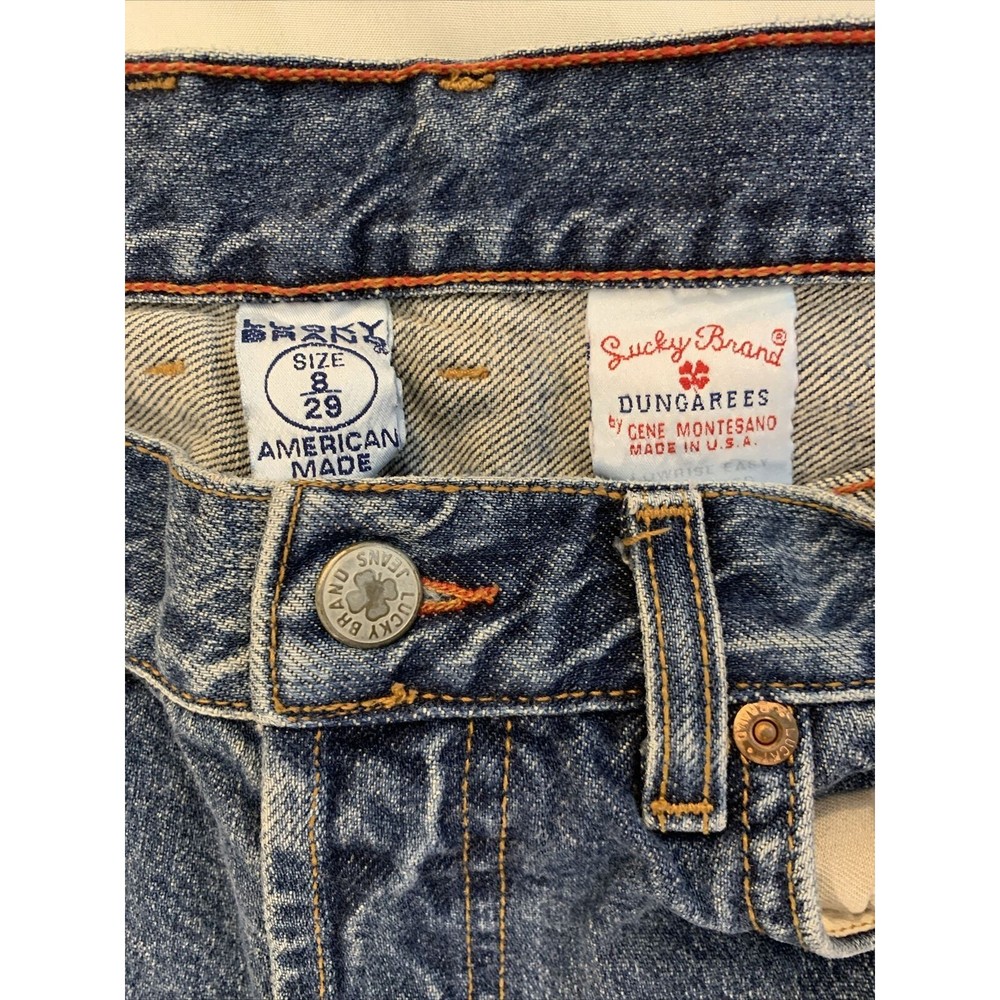 Lucky Brand Dungarees by Gene Montesano Jeans 8 / 29 Medium Wash 5-Pockets - Picture 9 of 9